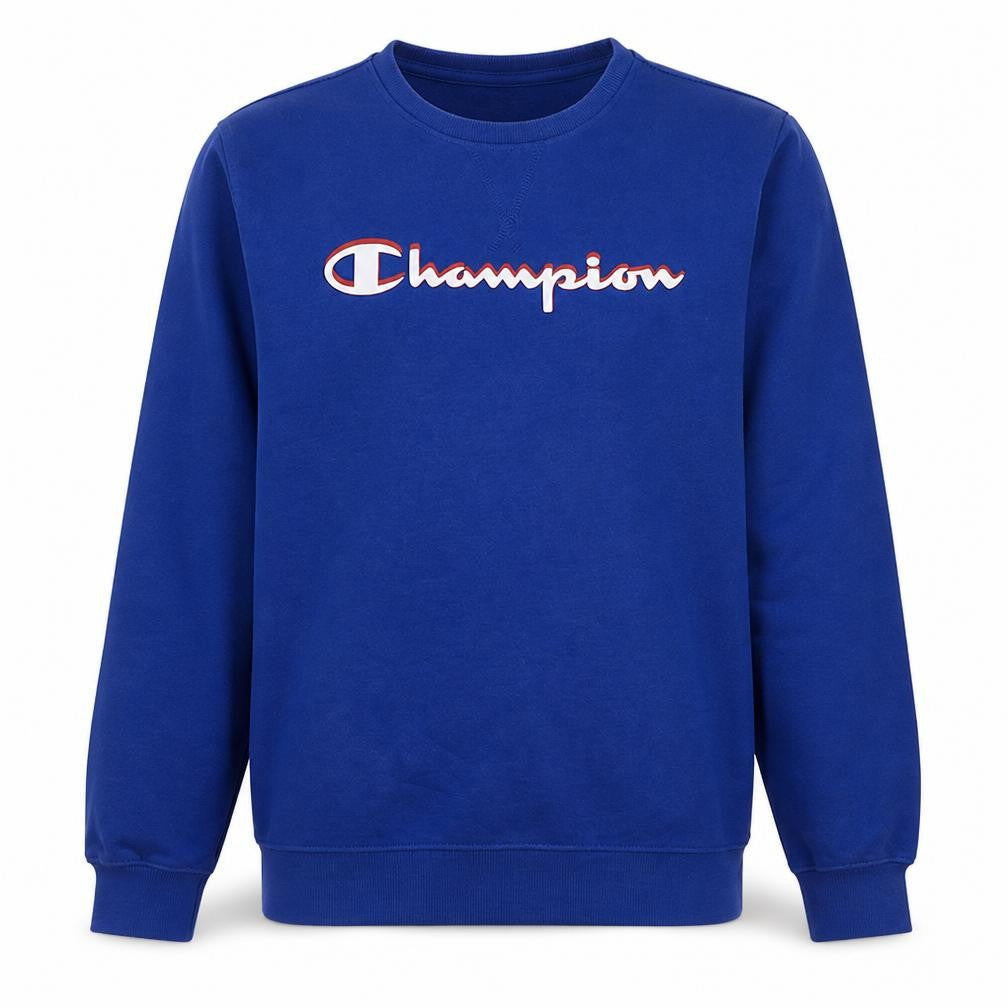 Champion Boys Blue Crew Neck Pullover Sweatshirt Size 15/16 Years 2XL
