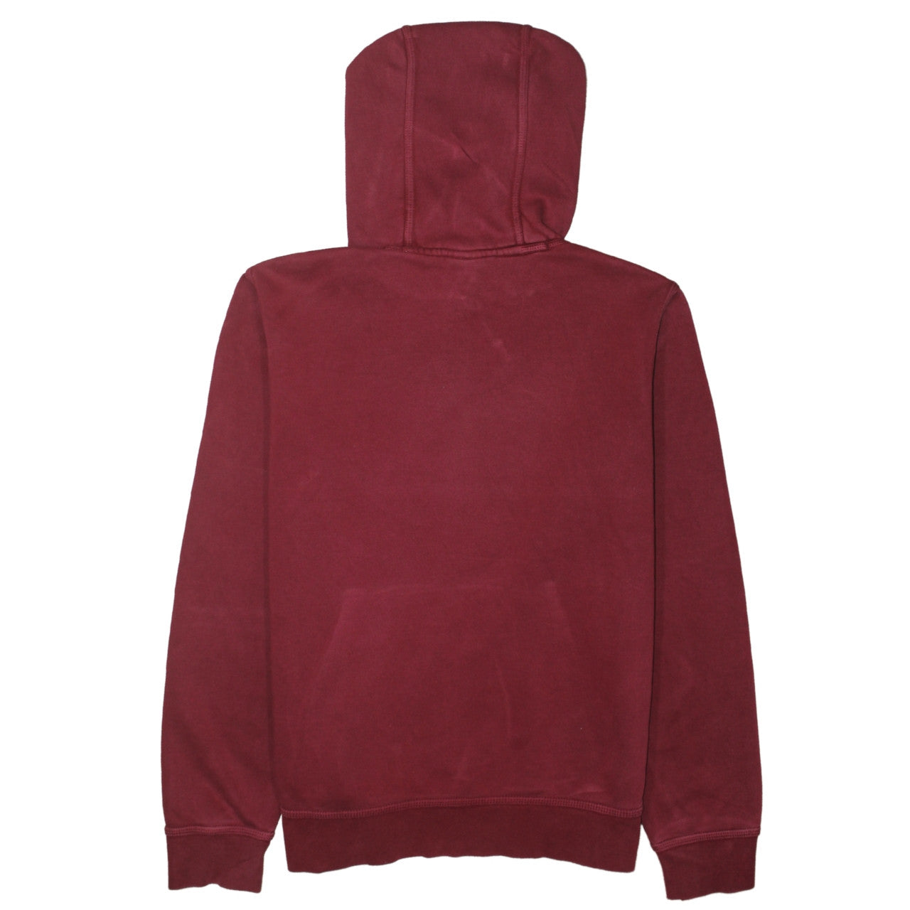 Nike Men's Red Pullover Hoodie M Regular Fit Fleece Sweatshirt