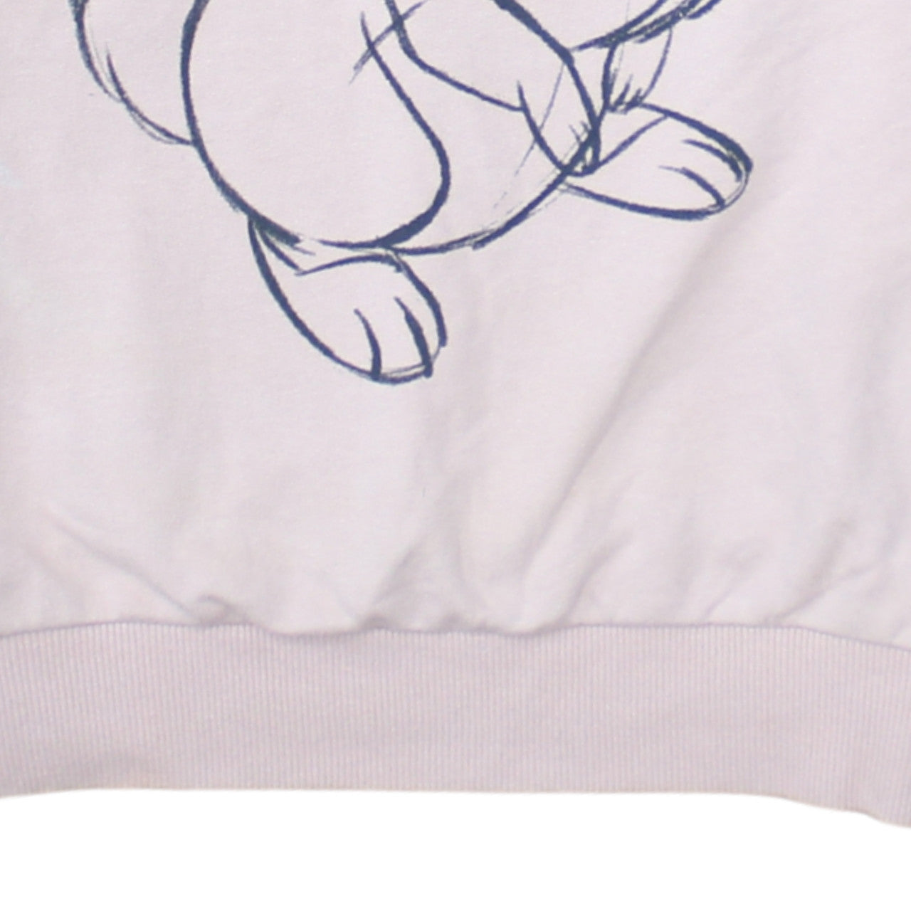 Disney Women Pink Thumper Sweatshirt Size S 10/12 Pullover Cotton
