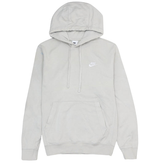 Nike Men's Beige Pullover Hoodie Small Regular Fit Fleece