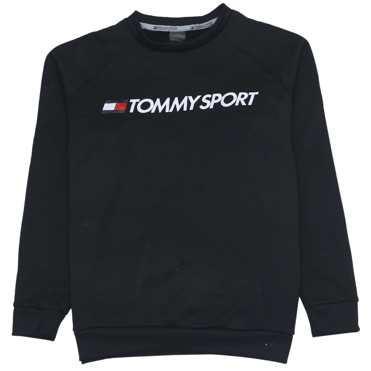 Tommy Sport Men's Black M Crew Neck Pullover Sweatshirt