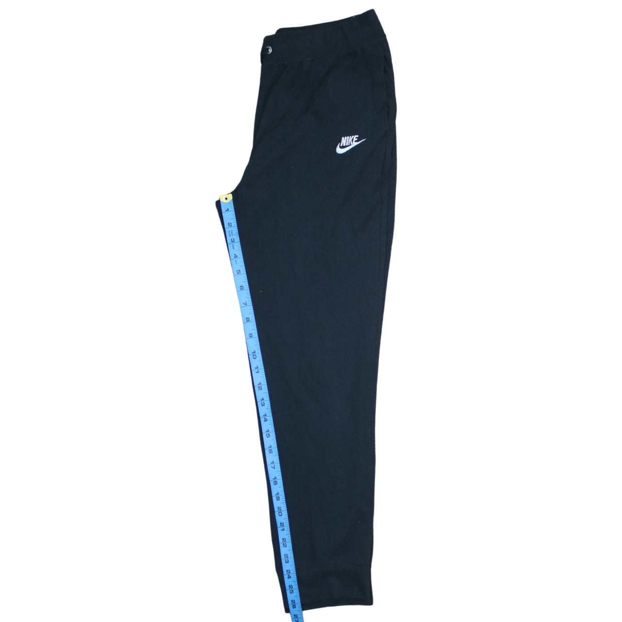 Nike Men's Black Jogger Sweatpants M Regular Fit Drawstring Waist