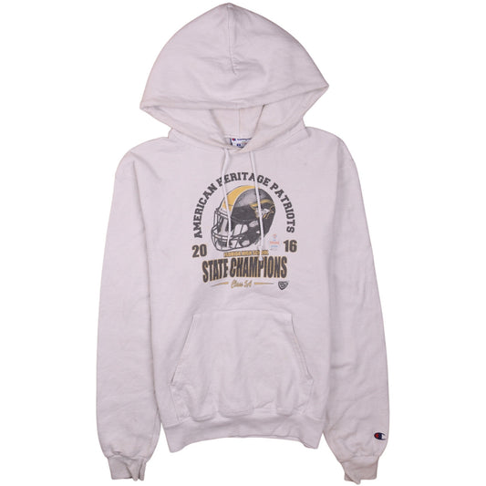 Champion Men's White Pullover Hoodie Small American Heritage Patriots 2016