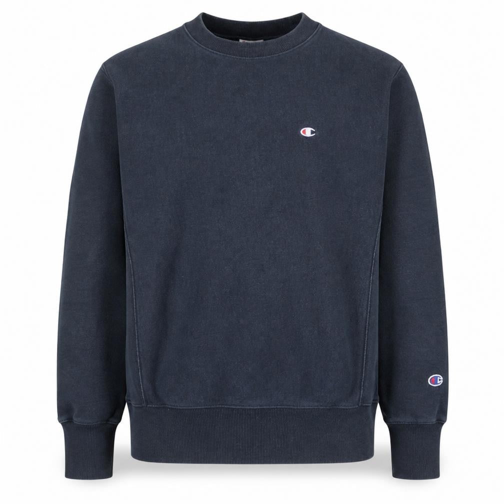 Champion Men’s Blue Crew Neck Pullover Sweatshirt Size L