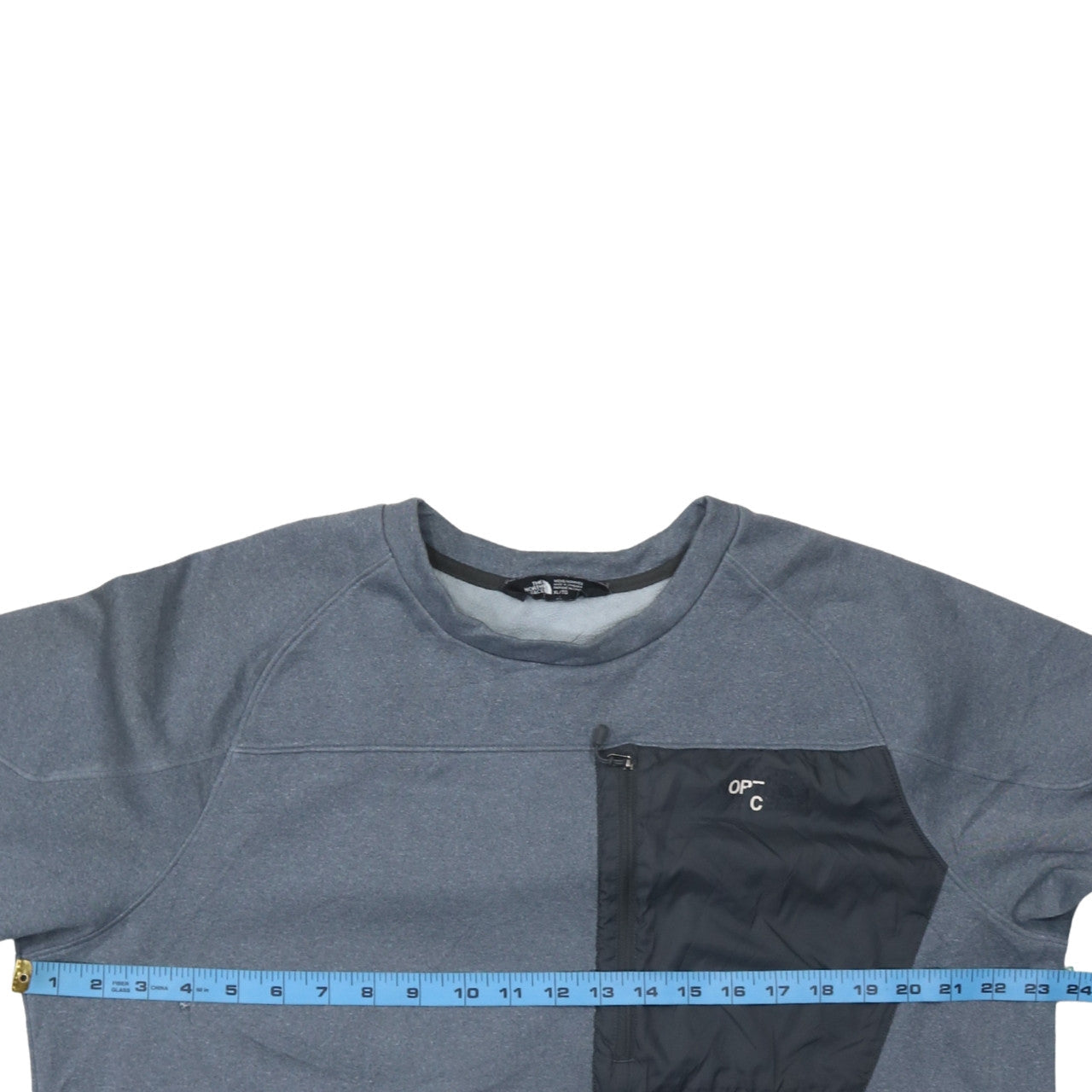 The North Face Men’s Grey XL Pullover Sweatshirt with Zipped Pocket