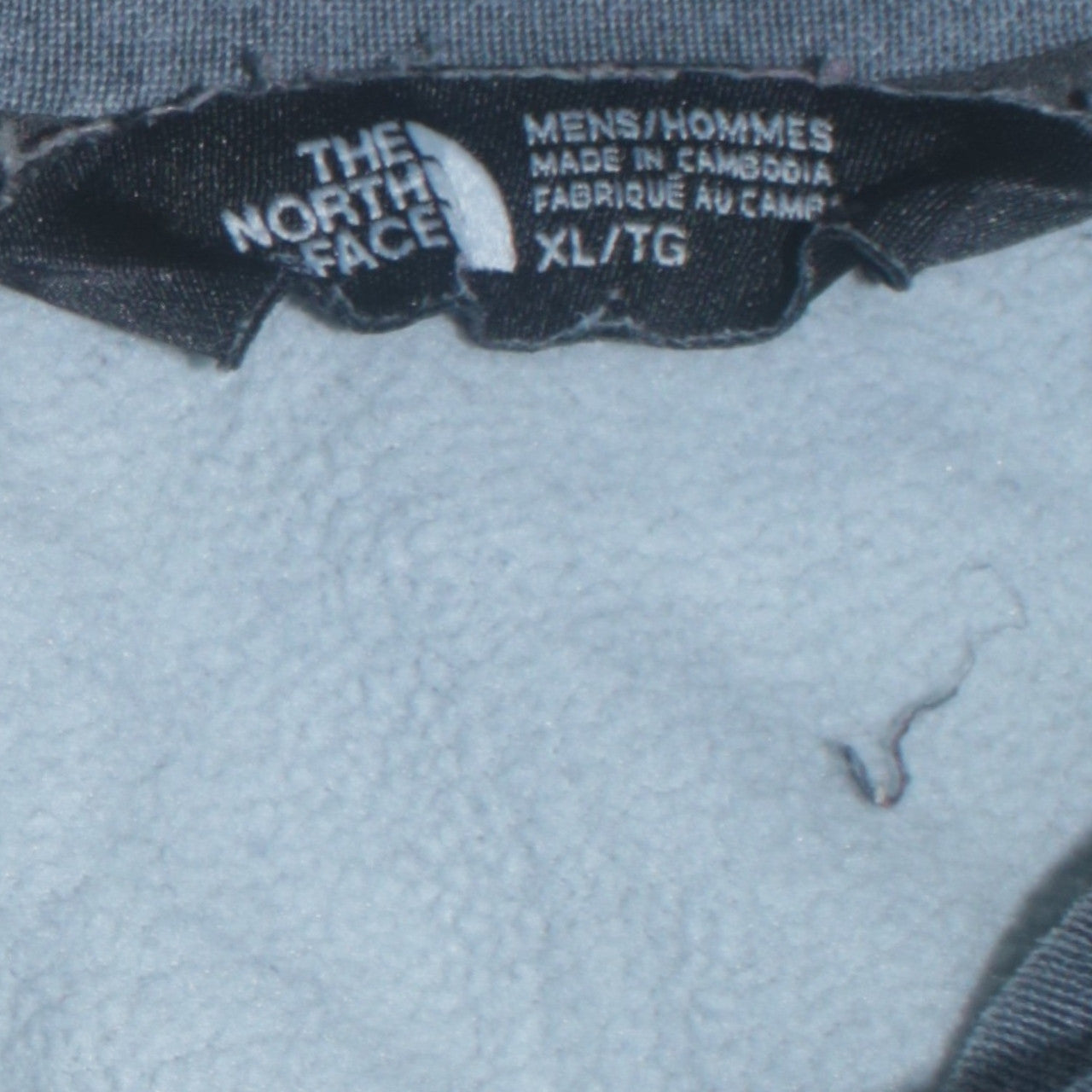 The North Face Men’s Grey XL Pullover Sweatshirt with Zipped Pocket