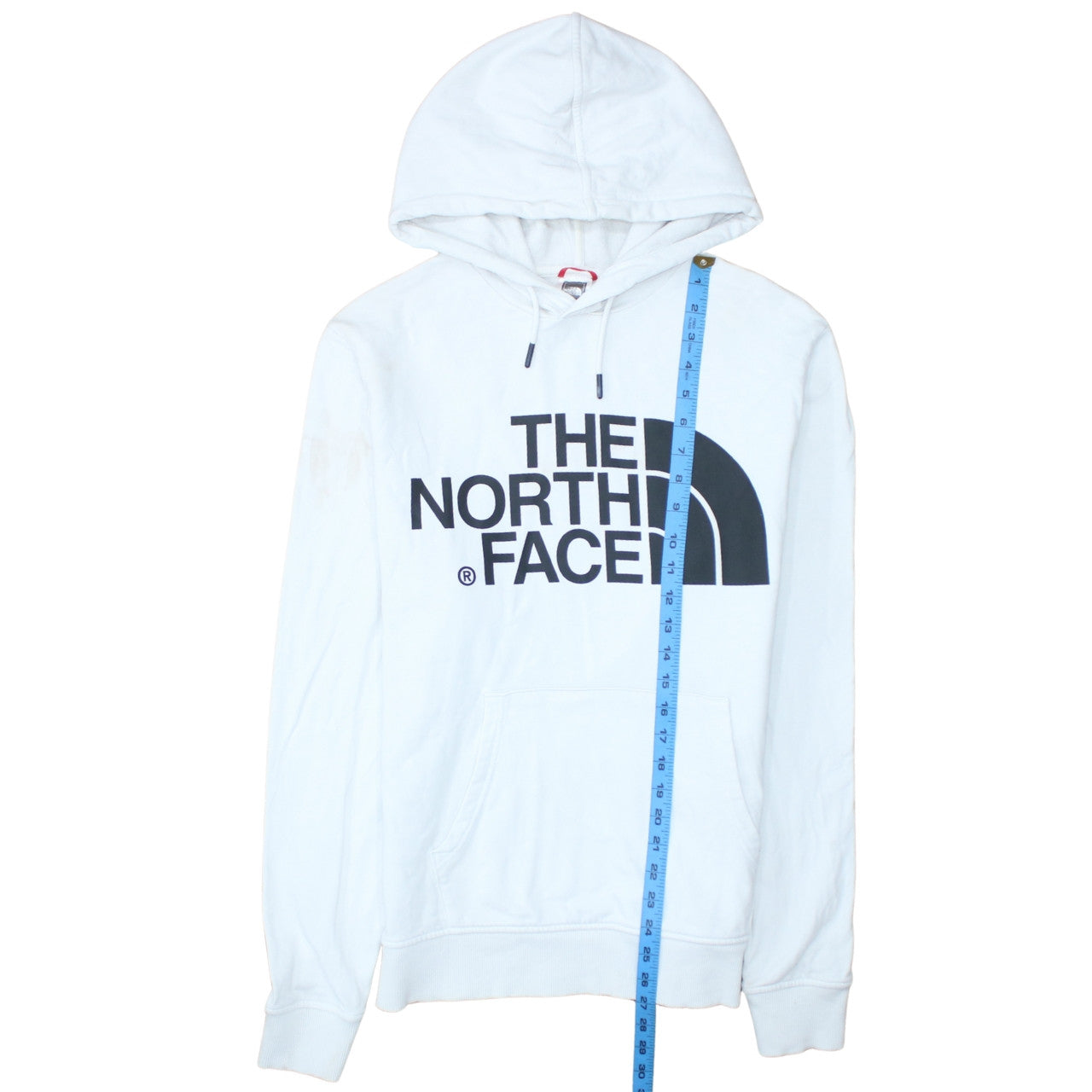 The North Face Men's White Pullover Hoodie M Logo Outdoor