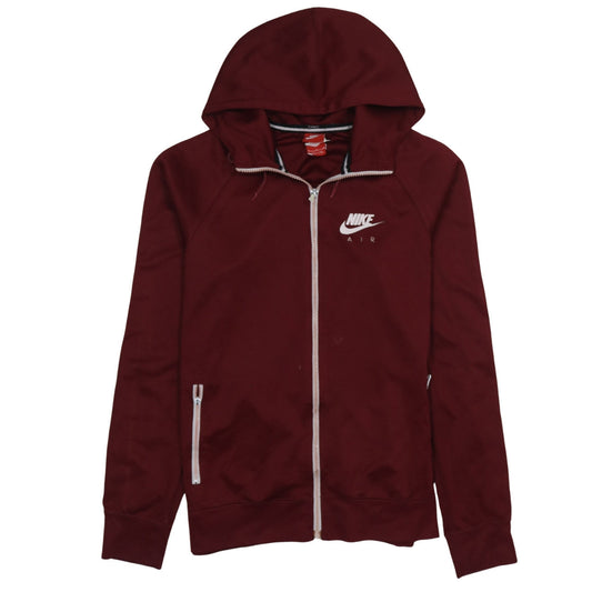 Nike Air Men's Red Full Zip Hoodie Size M Sportswear