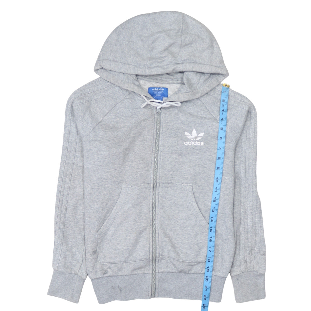 Adidas Rita Ora Women's Grey Full Zip Hoodie Size 8
