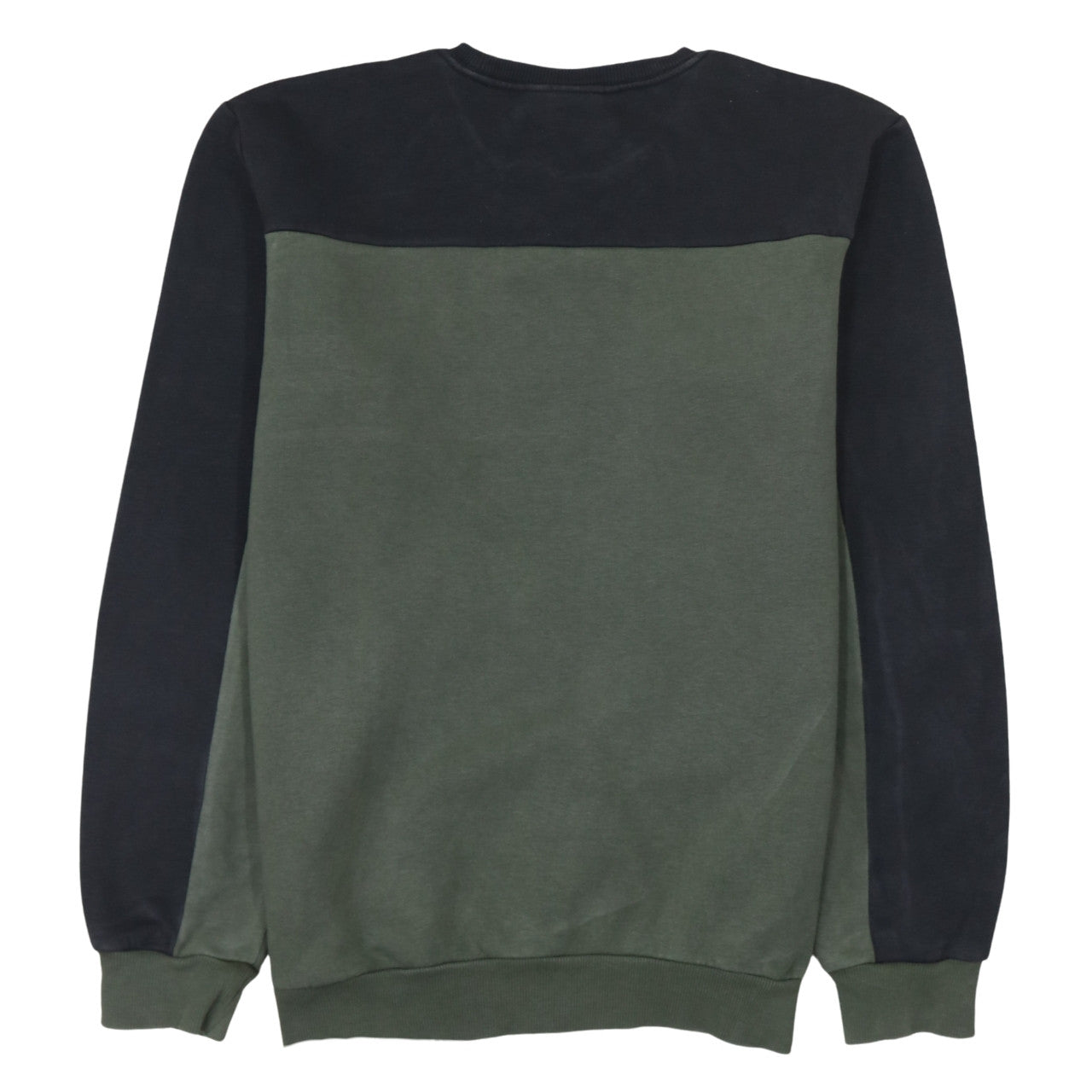 Adidas Men's Green Black Crew Neck Pullover Sweatshirt Size M