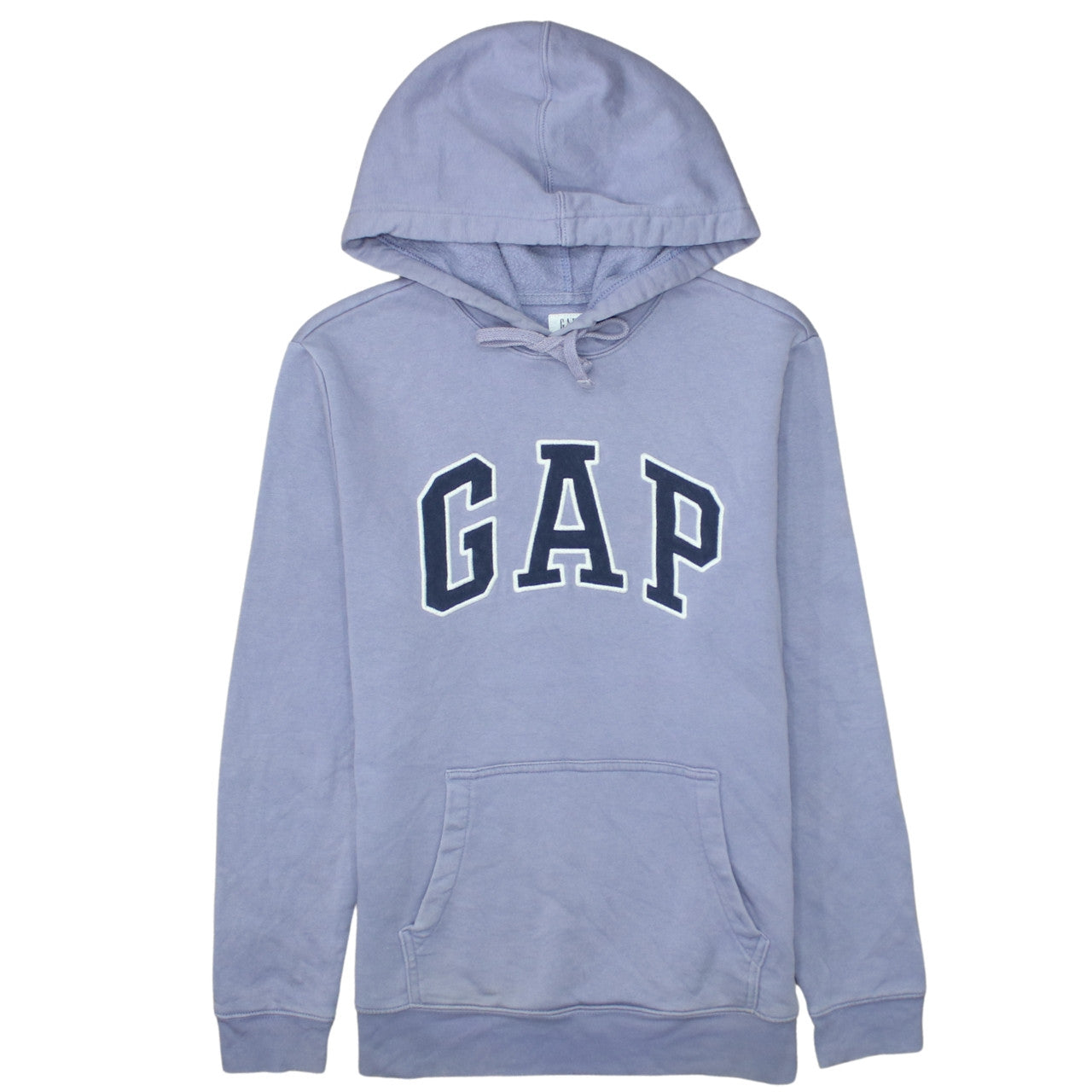GAP Men Purple Hoodie Small Pullover Cotton Blend Logo Style