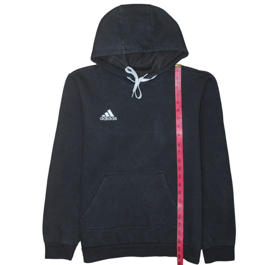 Adidas Men's Black Pullover Hoodie M Sports Fleece Sweatshirt