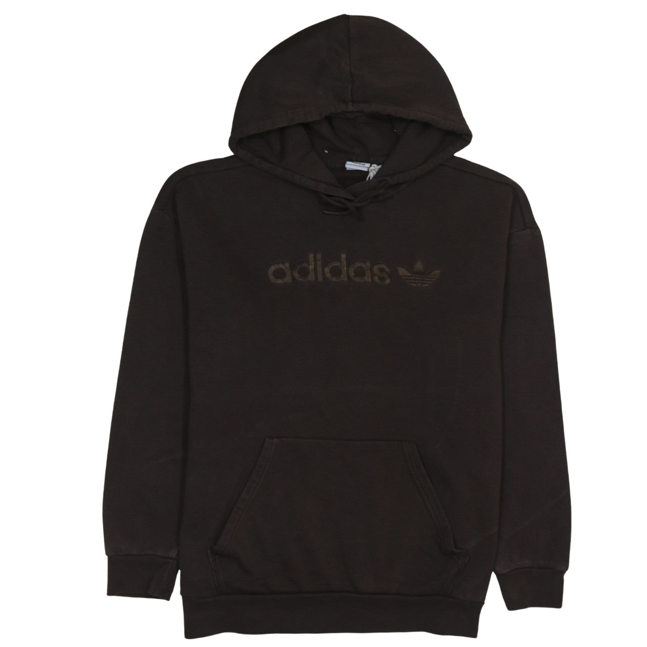 Adidas Womens Brown Pullover Hoodie Size 12 Hooded Sweatshirt