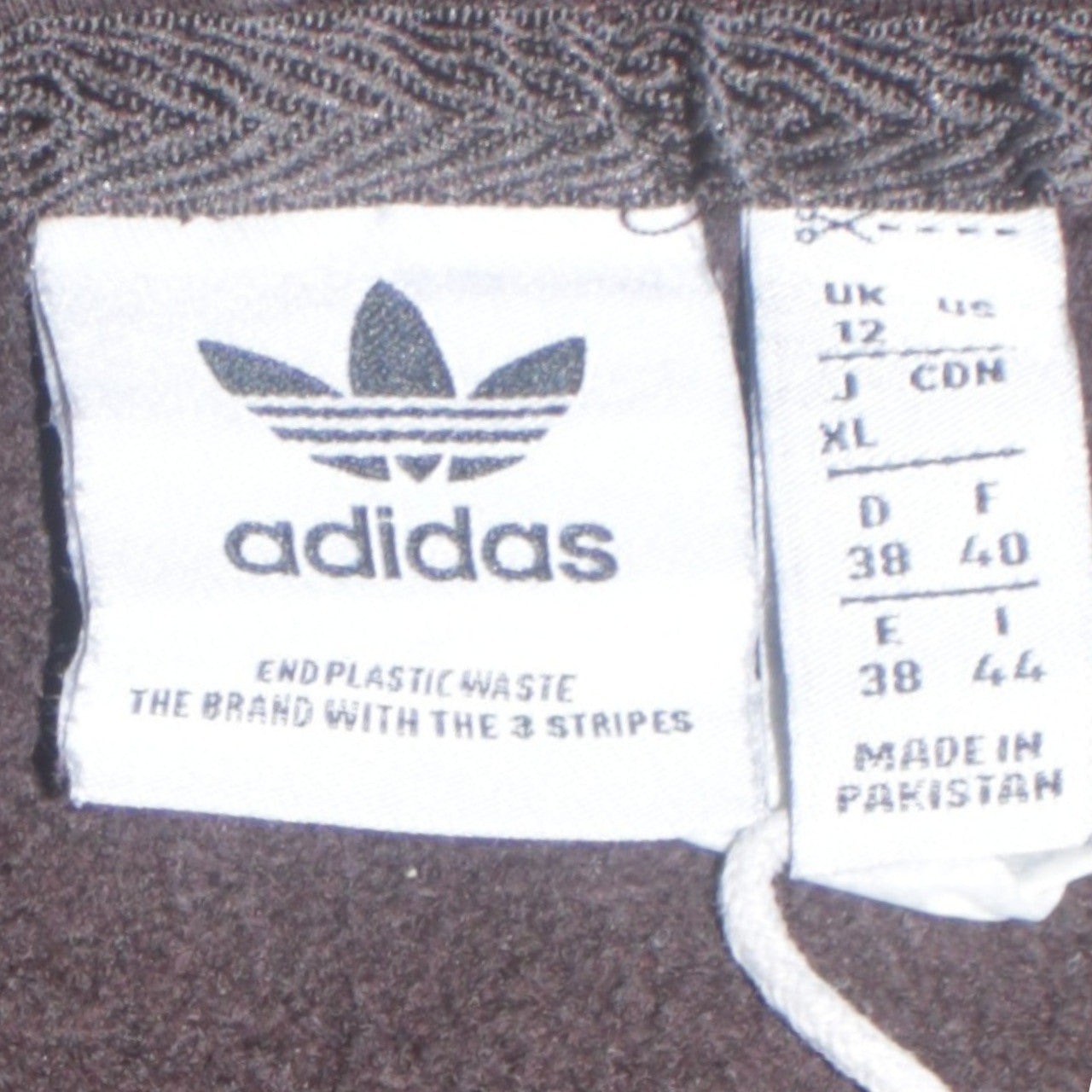 Adidas Womens Brown Pullover Hoodie Size 12 Hooded Sweatshirt