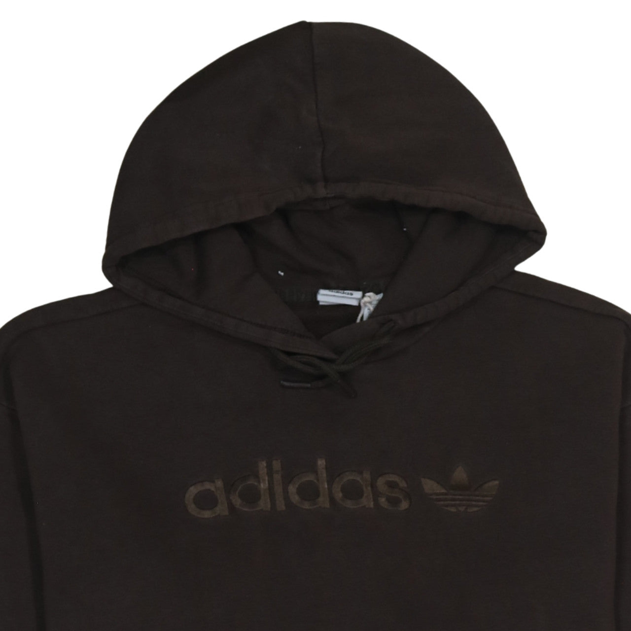 Adidas Womens Brown Pullover Hoodie Size 12 Hooded Sweatshirt