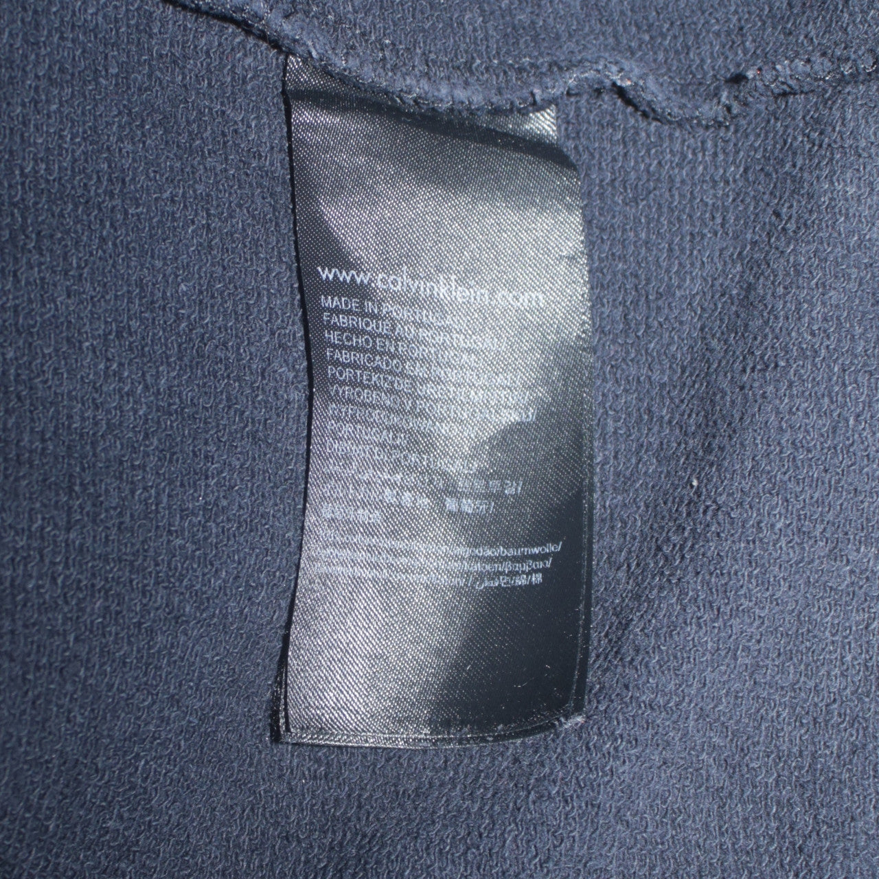 Calvin Klein Jeans Men's Black Logo Crew Neck Sweatshirt M