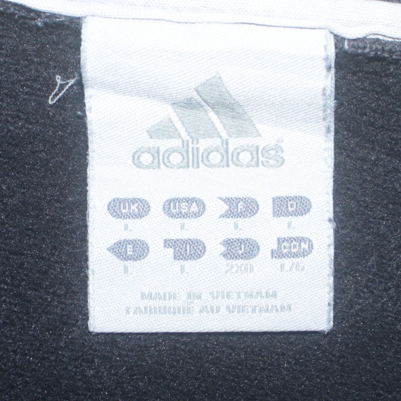 Adidas Mens Black Crew Neck Pullover Sweatshirt Size L