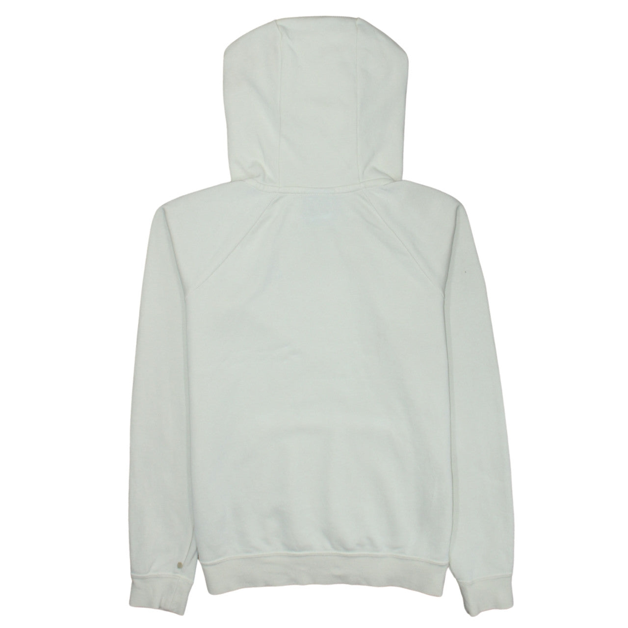 Nike Womens White XS Pullover Hoodie Lightweight Cotton Blend