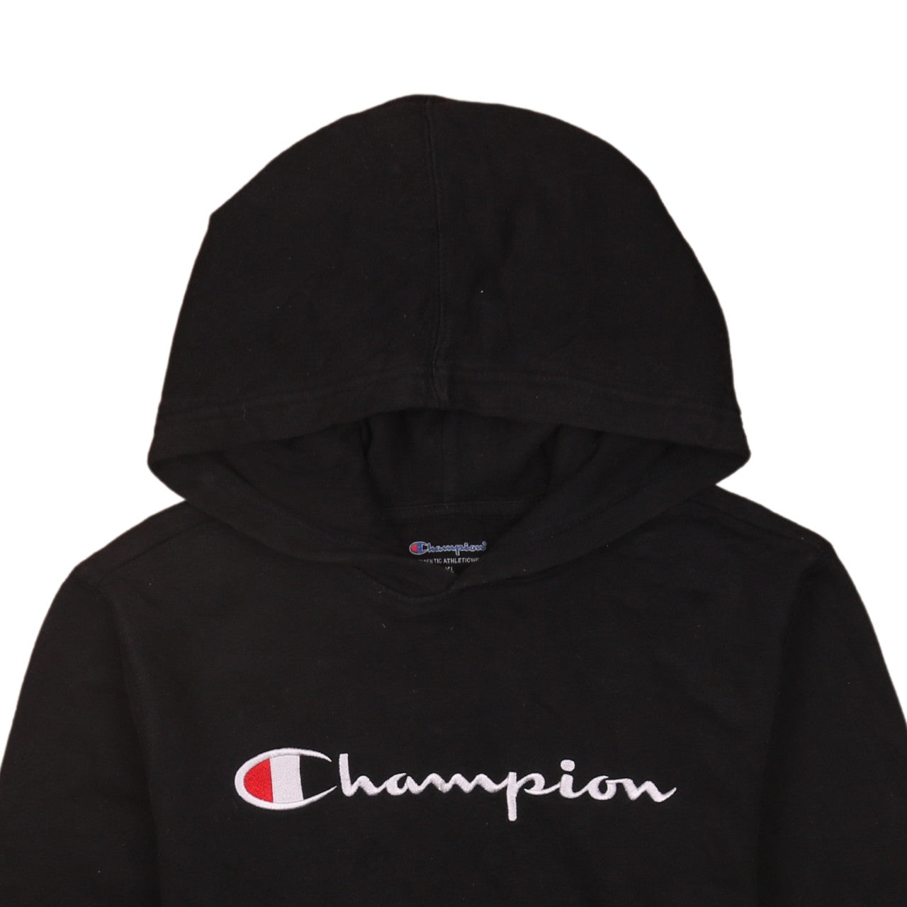 Champion Womens Black XL Pullover Hoodie Sweatshirt
