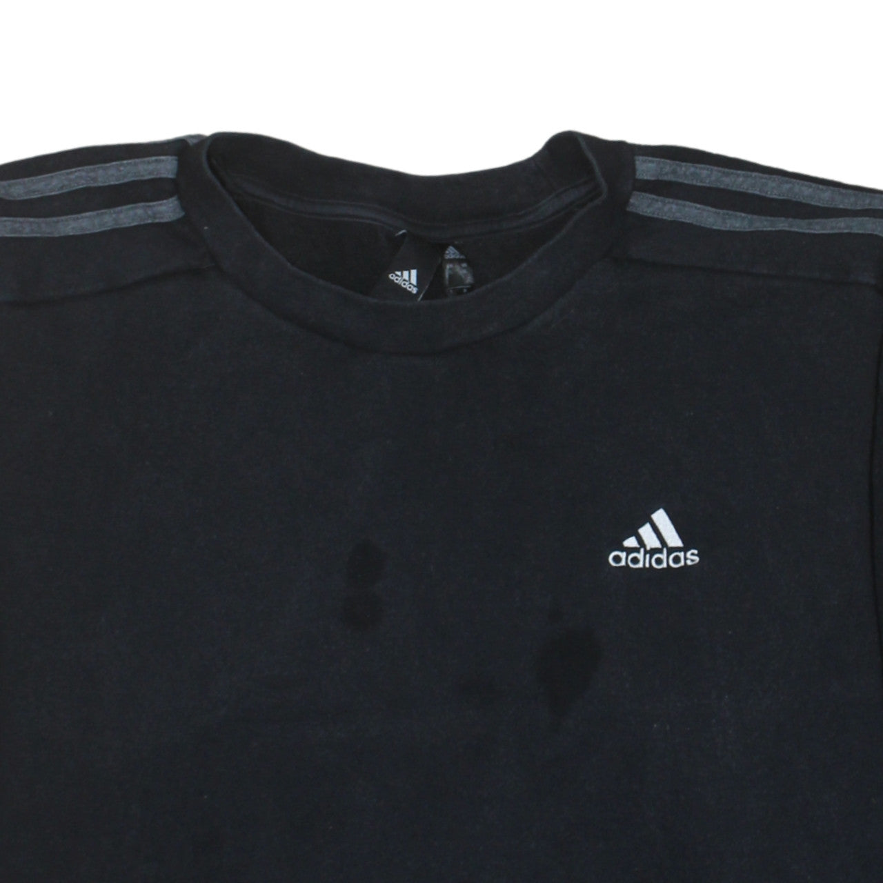 Adidas Men's Black XL Pullover Sweatshirt Crew Neck Fleece Sports Top