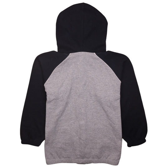 IZOD Women's Grey & Black Full Zip Hoodie Size XL (18) Cotton Blend