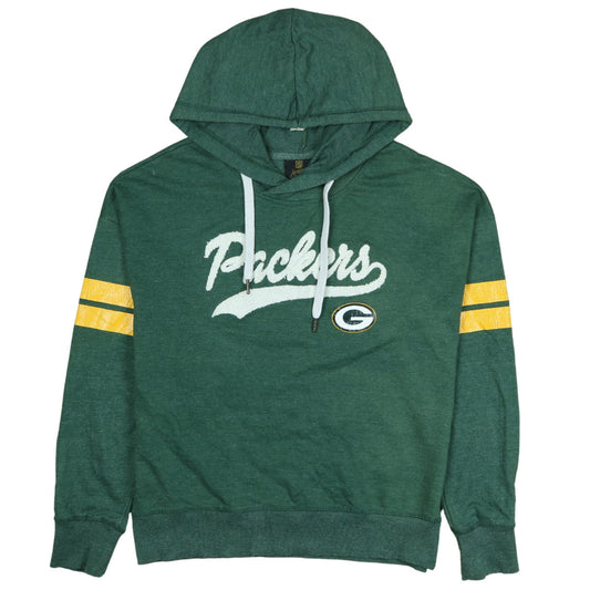 NFL Green Bay Packers Unisex Green Pullover Hoodie Size L