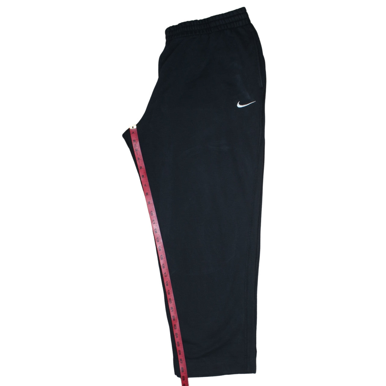 Nike Men's Black 2XL Fleece Sweatpants Elastic Waist Regular Fit