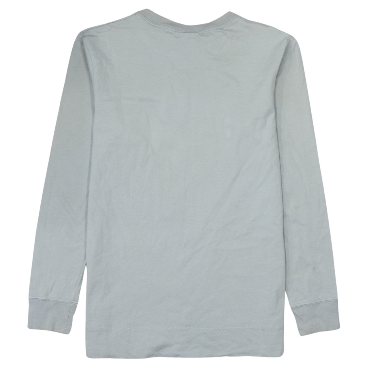 Nike Men's Grey Long Sleeve Graphic Logo Top XS