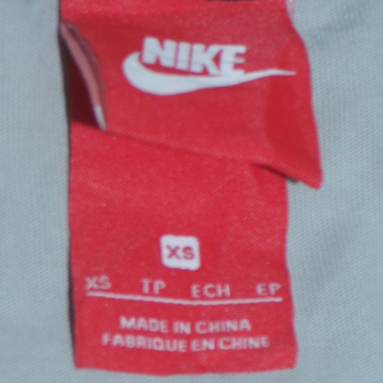Nike Men's Grey Long Sleeve Graphic Logo Top XS