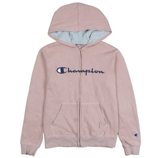 Champion Women Pink Full Zip Hoodie L Authentic Athleticwear