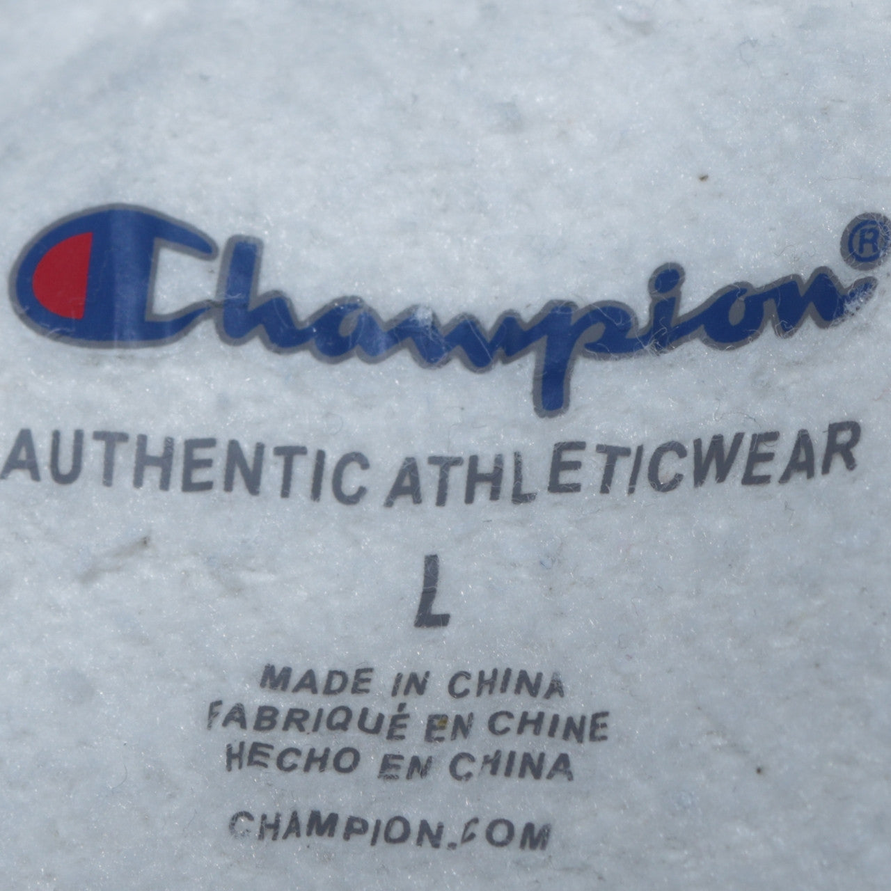 Champion Womens Grey Pullover Hoodie Large Embroidered Logo Sweatshirt