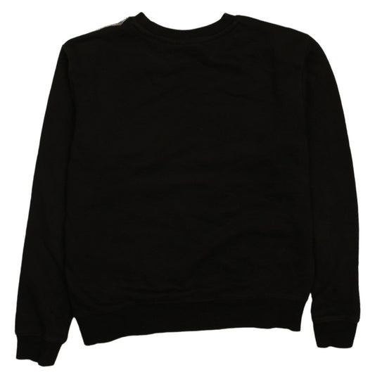 FILA Womens Black Small Crew Neck Pullover Sweatshirt