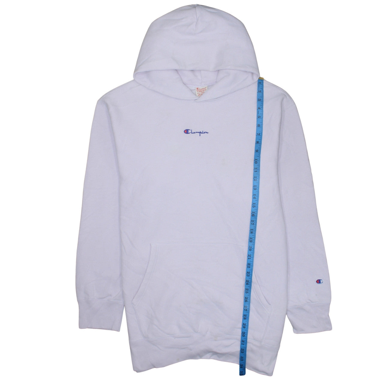 Champion Womens White 2XL Reverse Weave Pullover Hoodie Sweatshirt