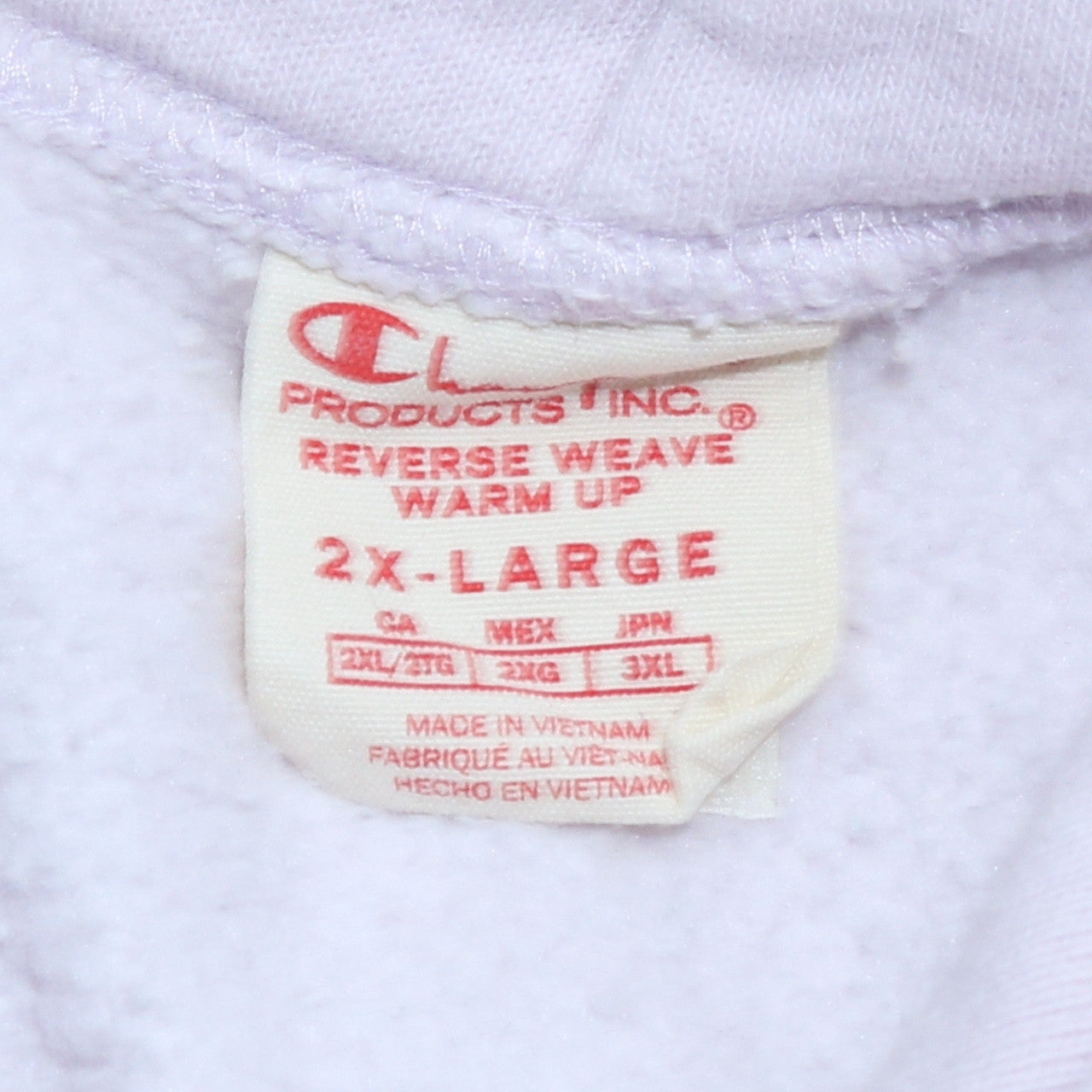 Champion Womens White 2XL Reverse Weave Pullover Hoodie Sweatshirt
