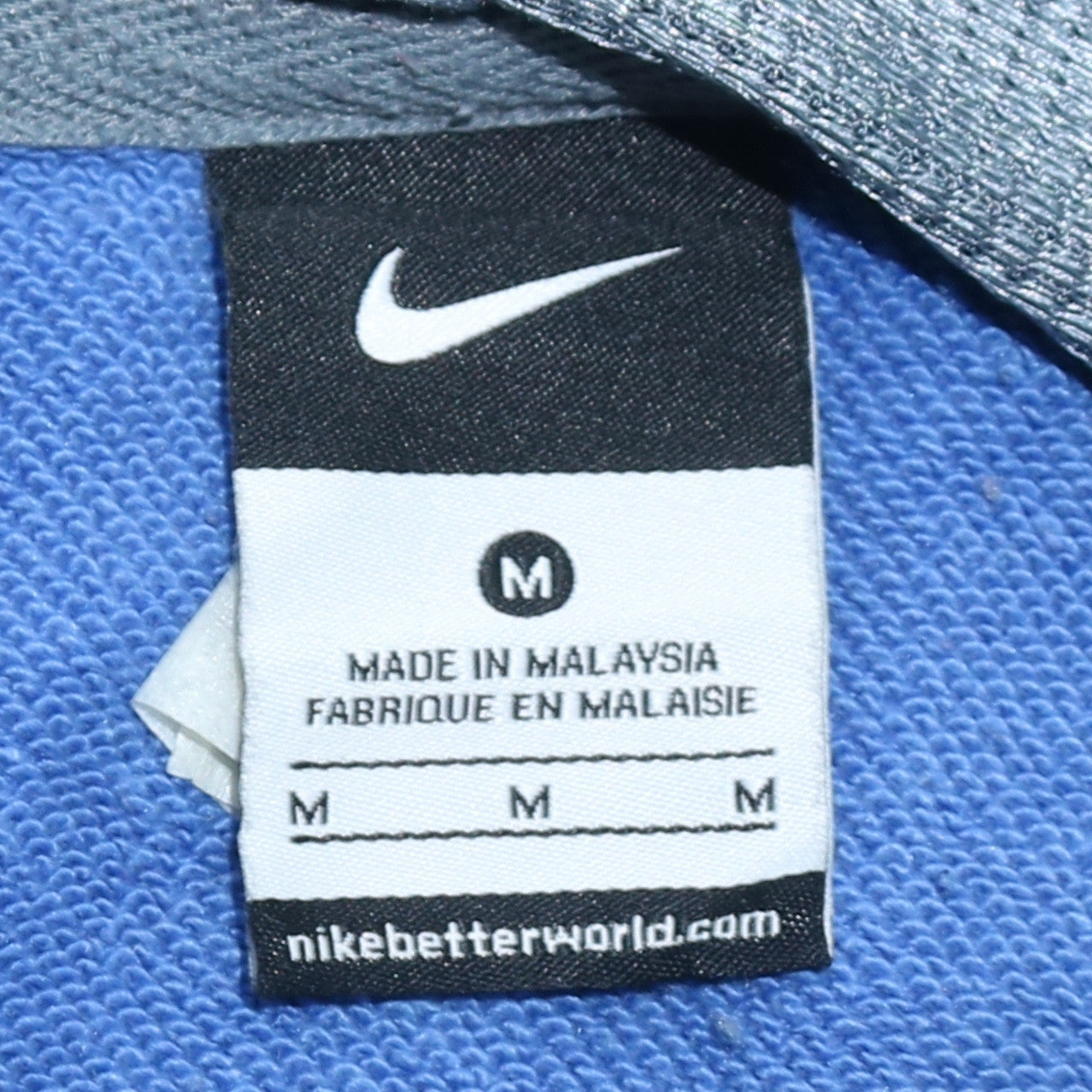 Nike Men's Blue Flight Sleeveless Full Zip Hoodie Vest M