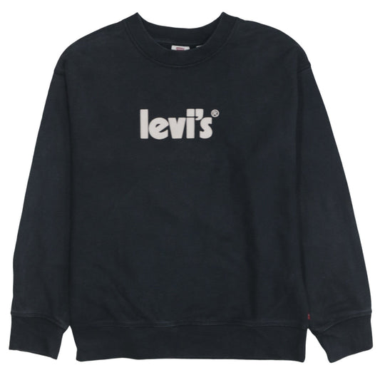 Levi's Mens Black XS Graphic Logo Crew Neck Sweatshirt