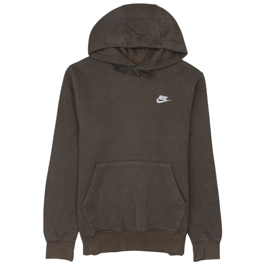 Nike Men's Brown Pullover Hoodie Size S Regular Fit Fleece
