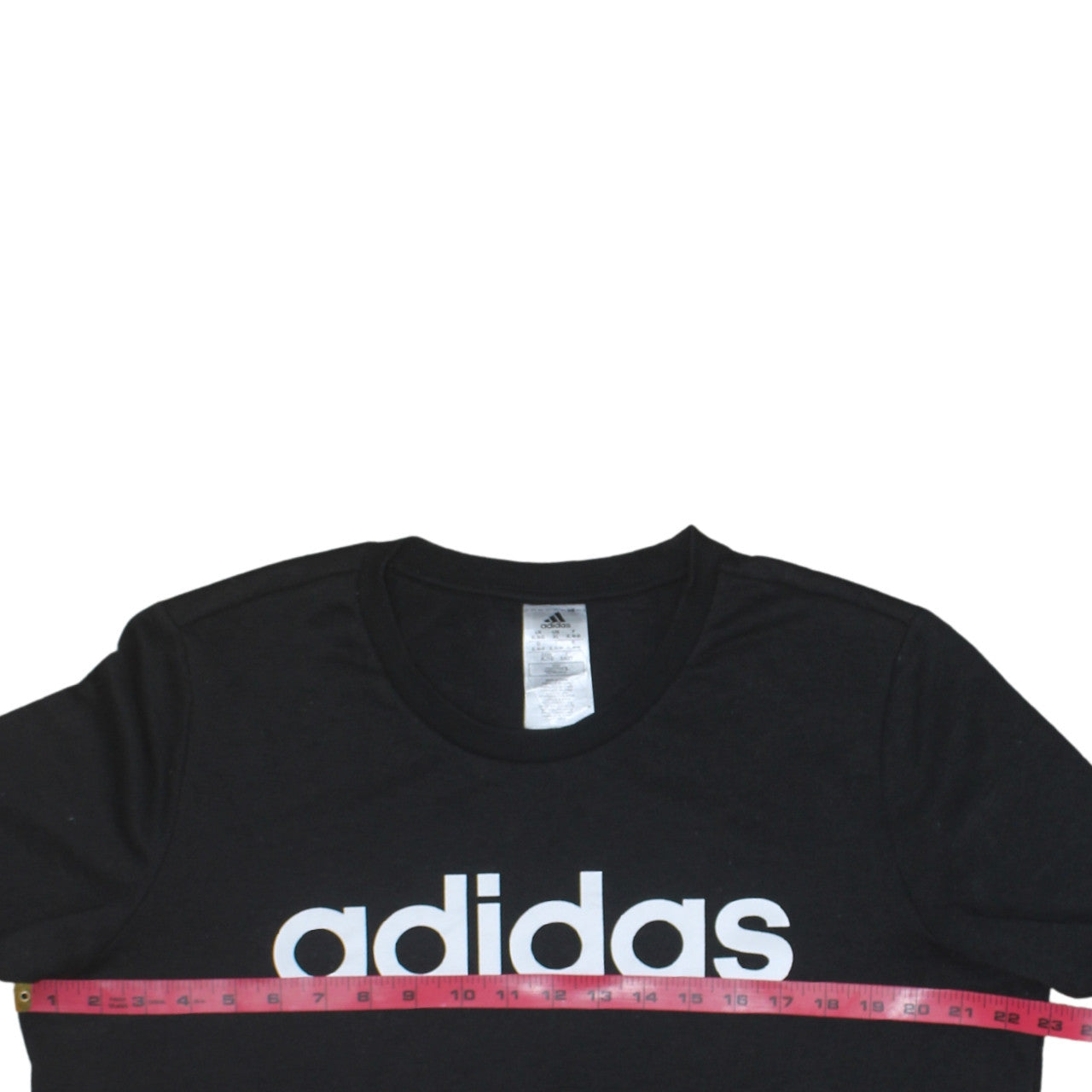 Adidas Womens Black XL Sweatshirt Crew Neck Logo Pullover