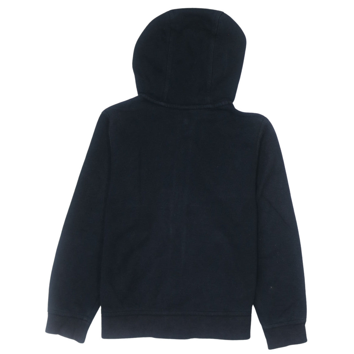 Brand and care label for Nike boys’ black full zip hoodie sweatshirt m 10-12 years fleece lined