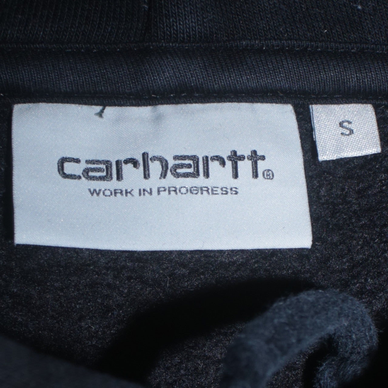 Carhartt WIP Men's Black Camouflage Logo Pullover Hoodie S