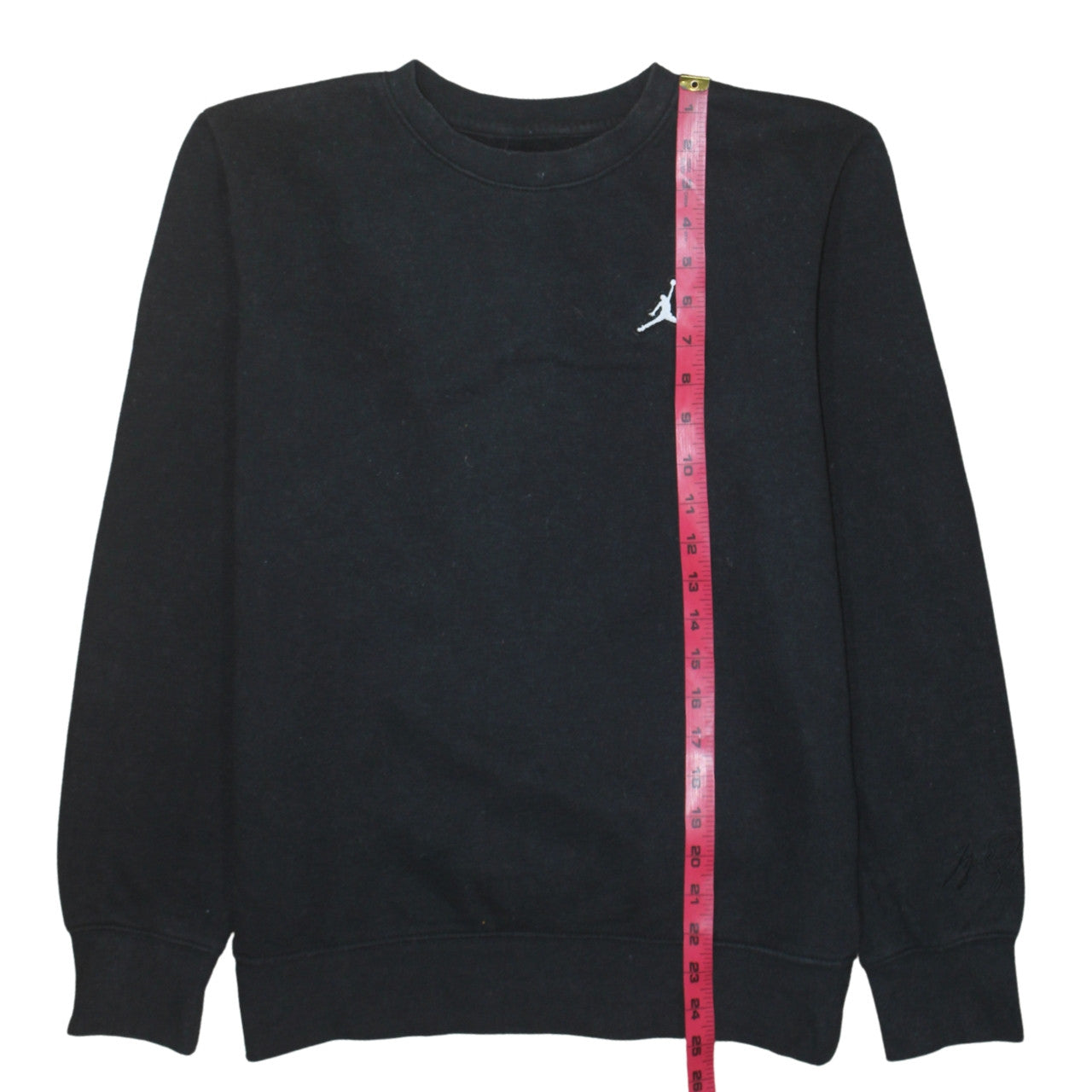 Jordan Boys Black Fleece Crew Neck Pullover Sweatshirt 14 Years