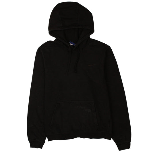 Nike Men's Black Pullover Hoodie Size S Fleece Logo Sweatshirt