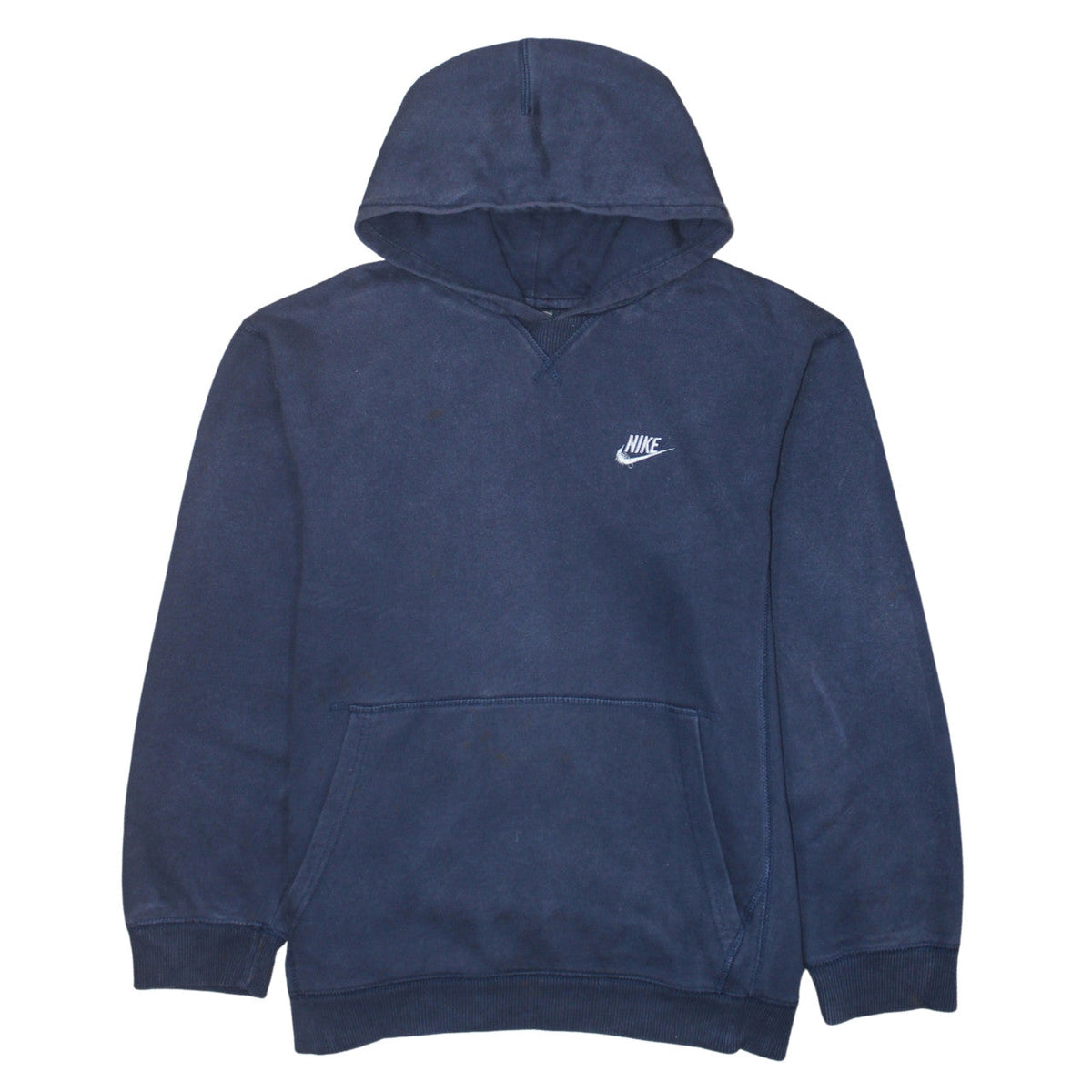 Additional front view of Nike boys’ blue pullover hoodie xl 13-14 years fleece sweatshirt
