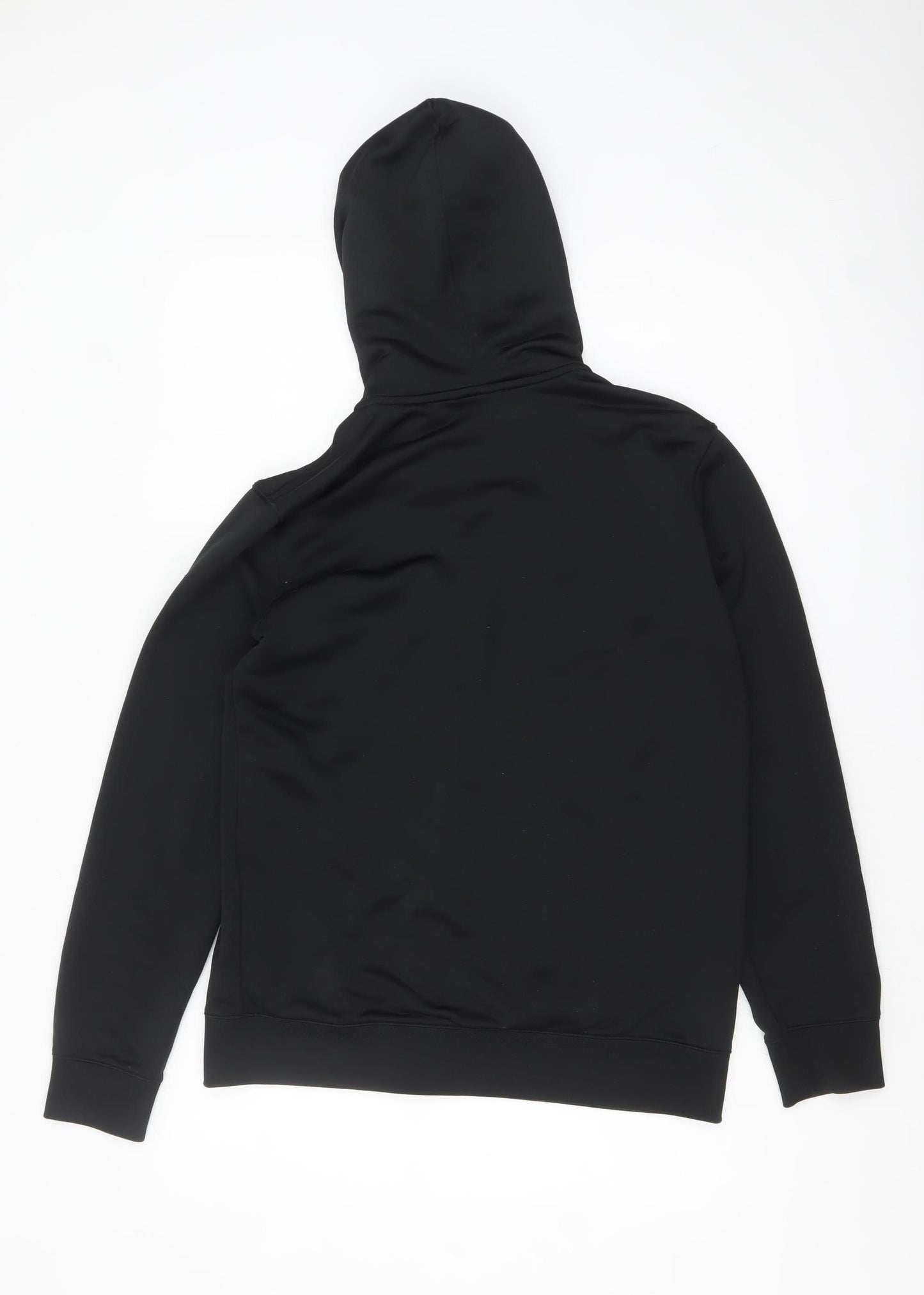 Adidas Womens Black Full Zip Hoodie Size 12 Classic Fit