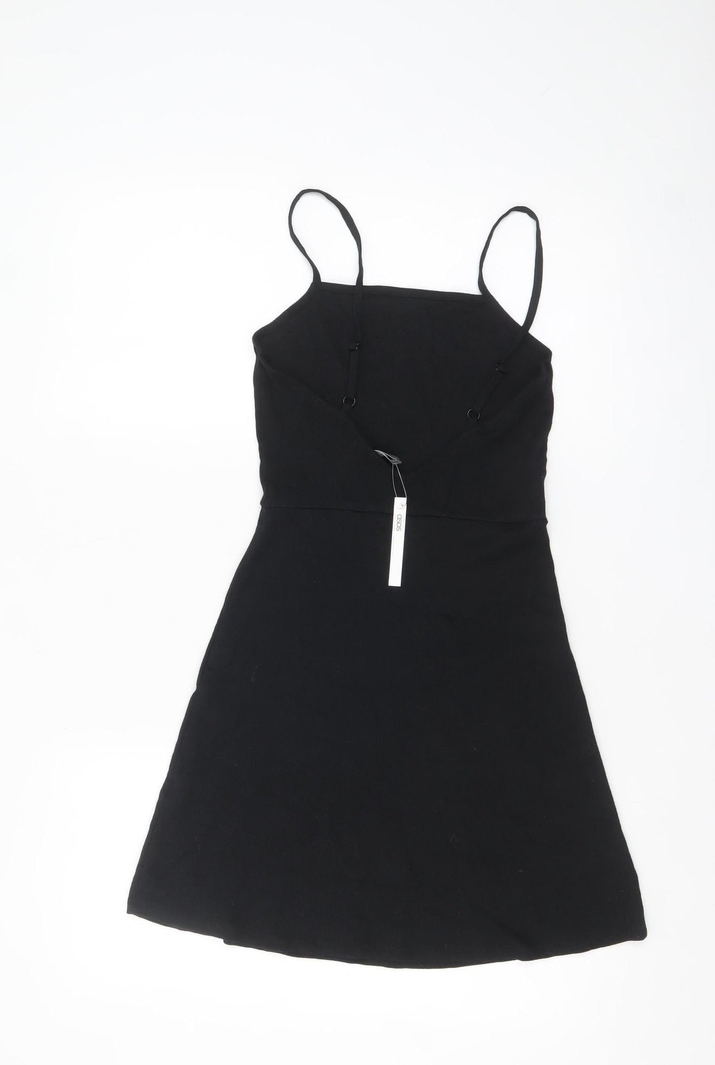 ASOS Women’s Black Size 8 Slip Dress Summer Casual