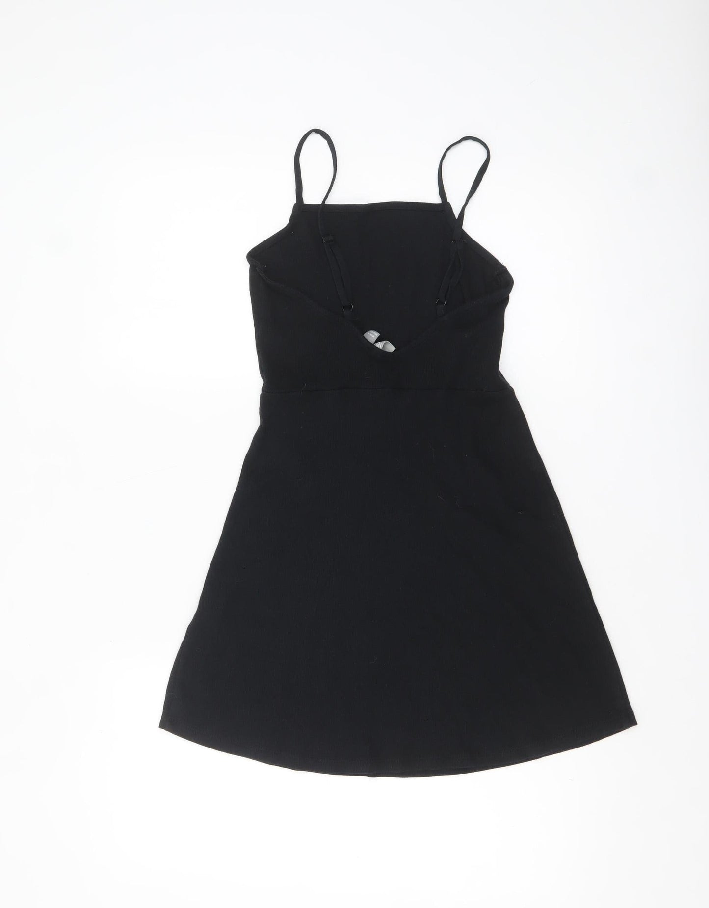 ASOS Women’s Black Size 8 Slip Dress Summer Stretch Knit