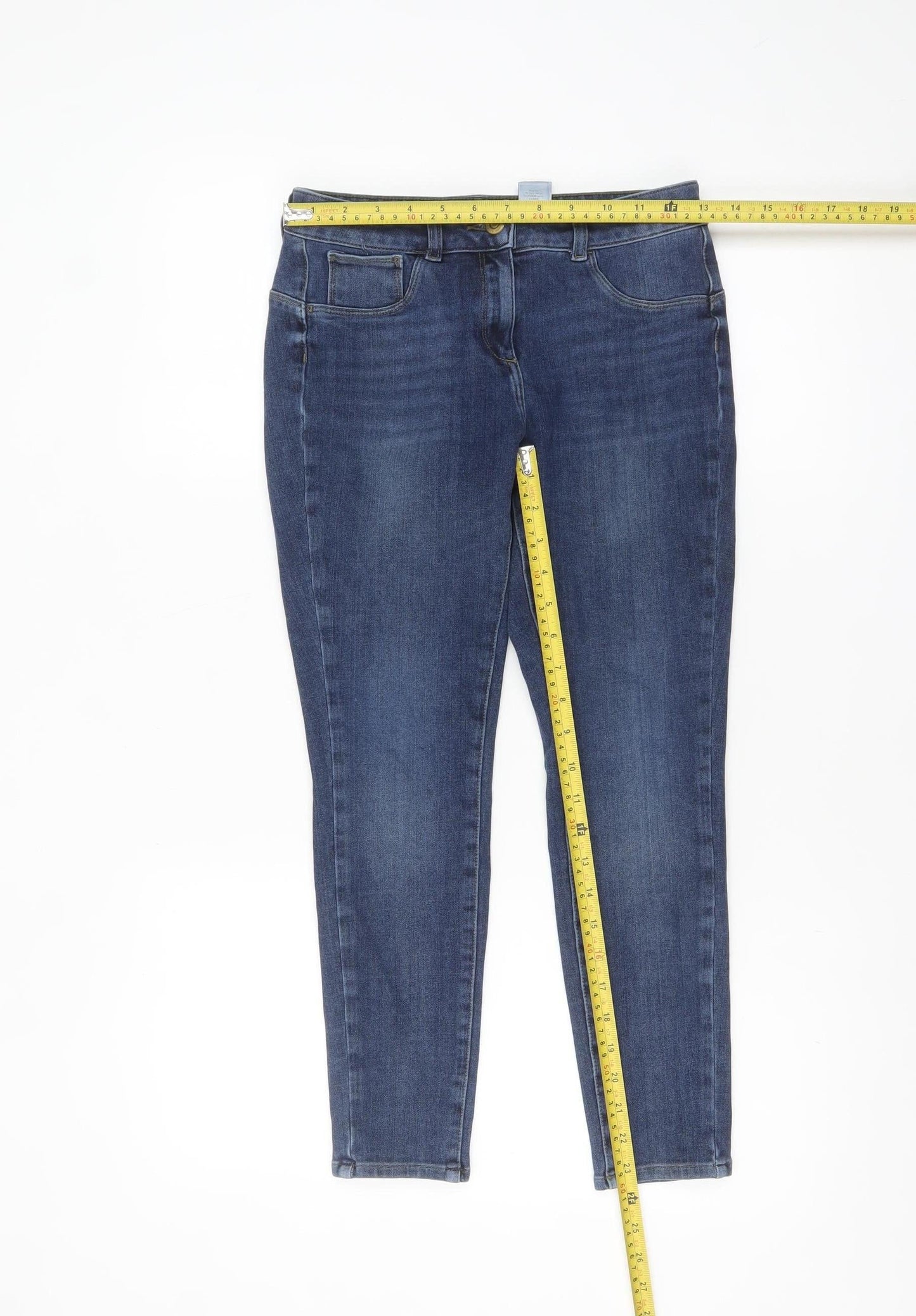 Next Women Blue Size 10 Skinny Stretch Denim Jeans