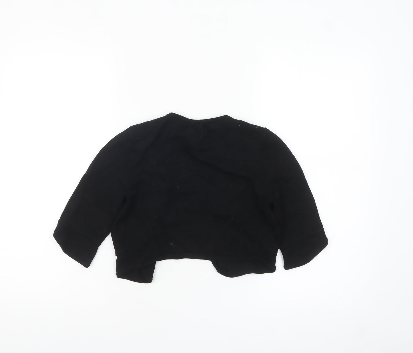 Coast Women’s Black Shrug Cardigan Knit 3/4 Sleeve Size S