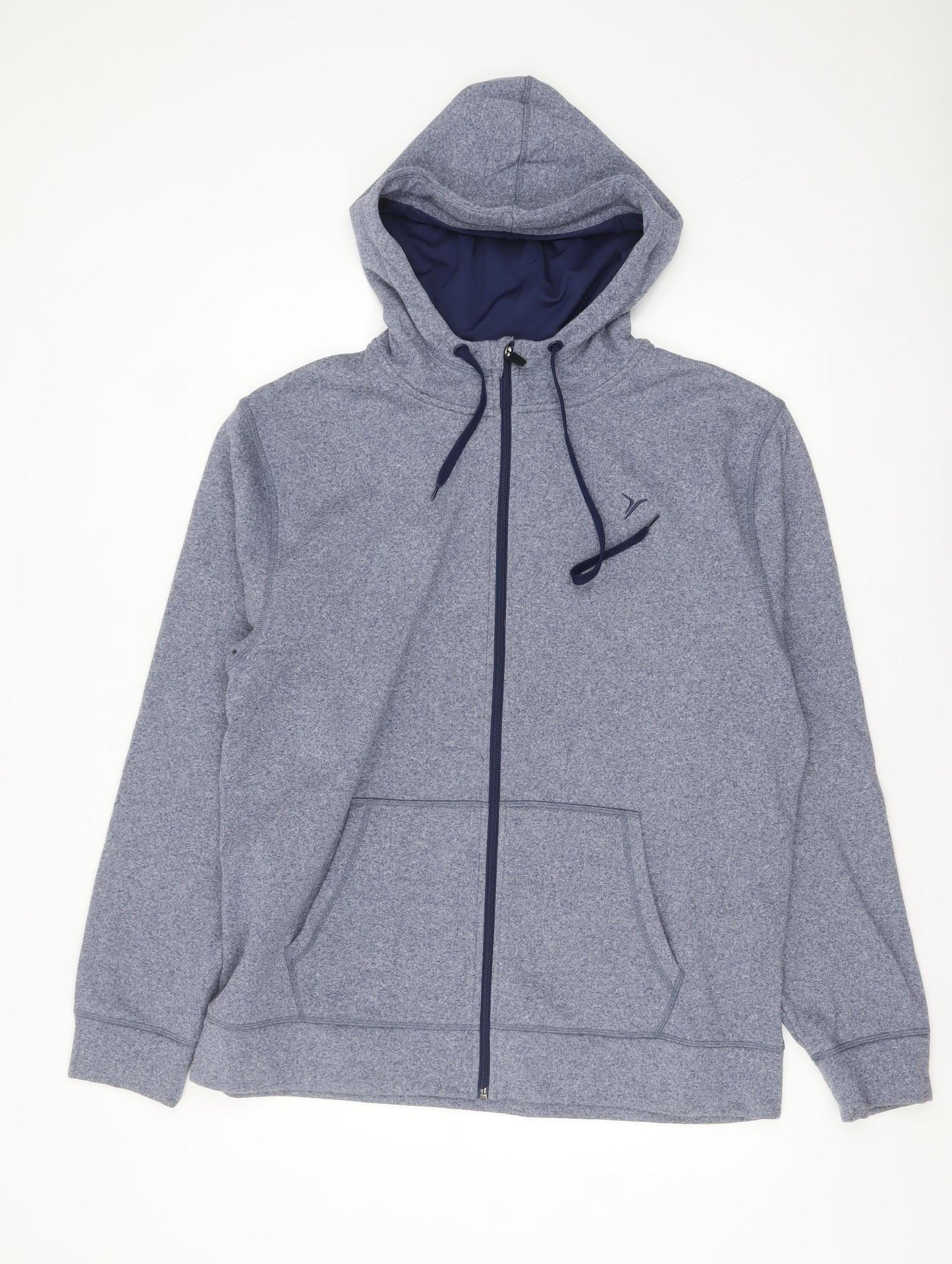 Old Navy Men's Blue Full Zip Fleece Hoodie XL Regular Fit