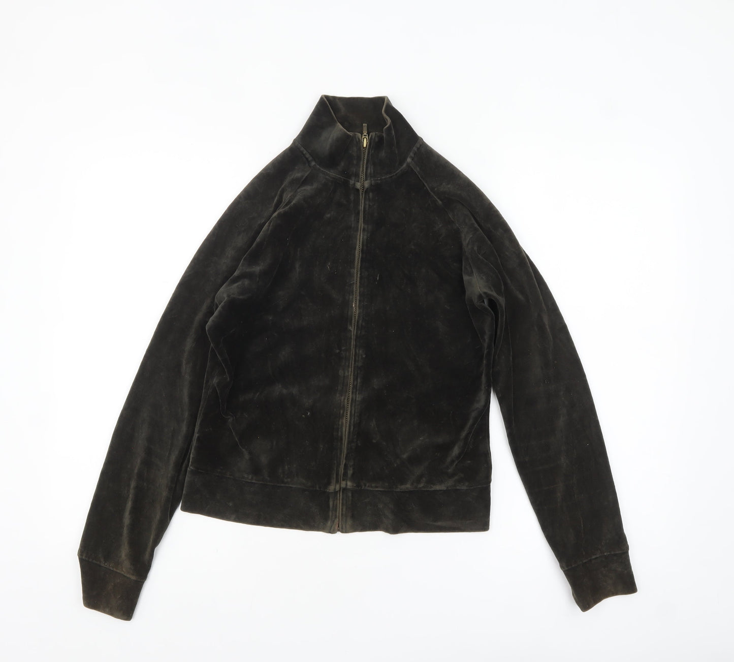 GAP Women’s Brown Velvet Stretch Full Zip Jacket XS